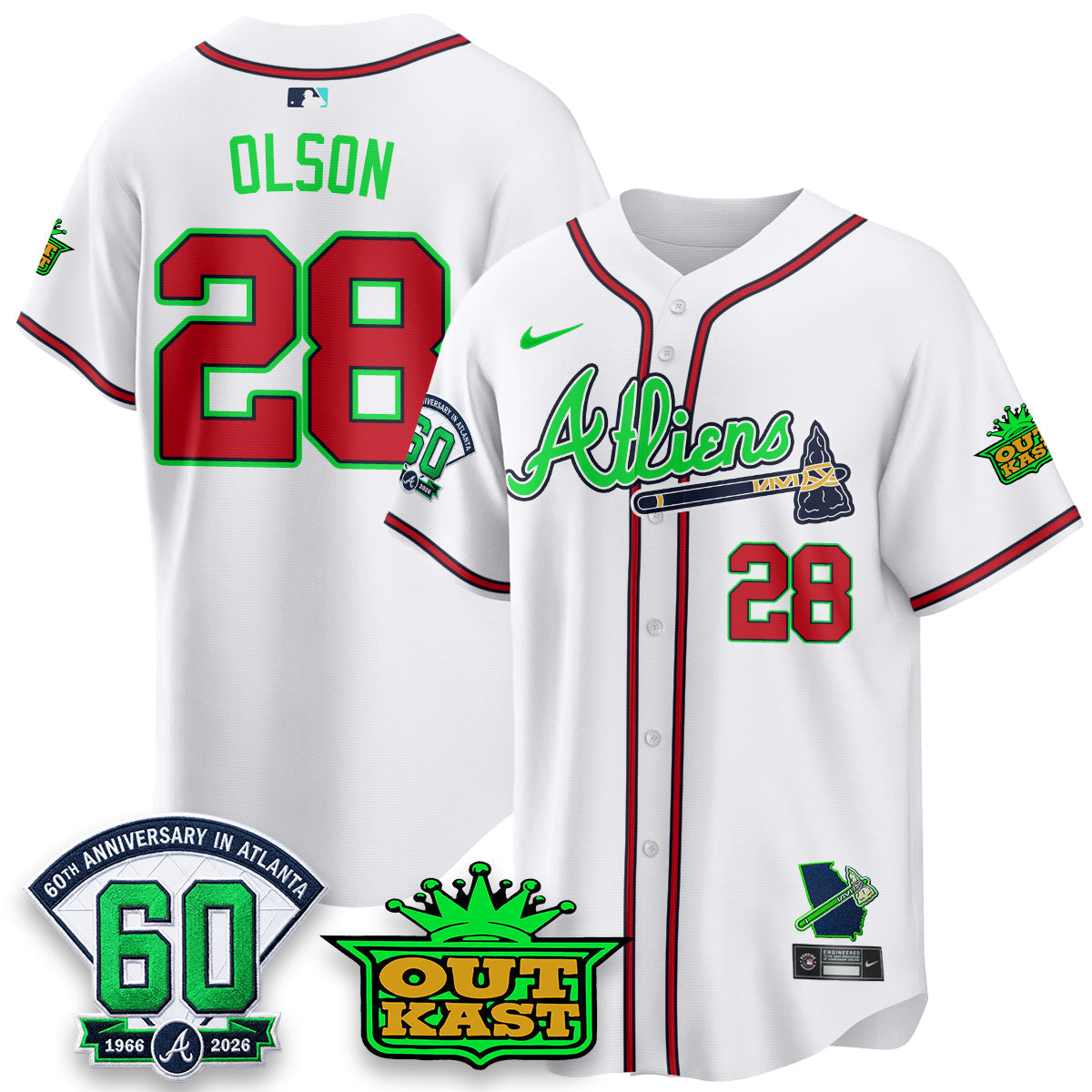 ATL x Atliens Cool Base Galaxy Version Jersey - Stitched (44)