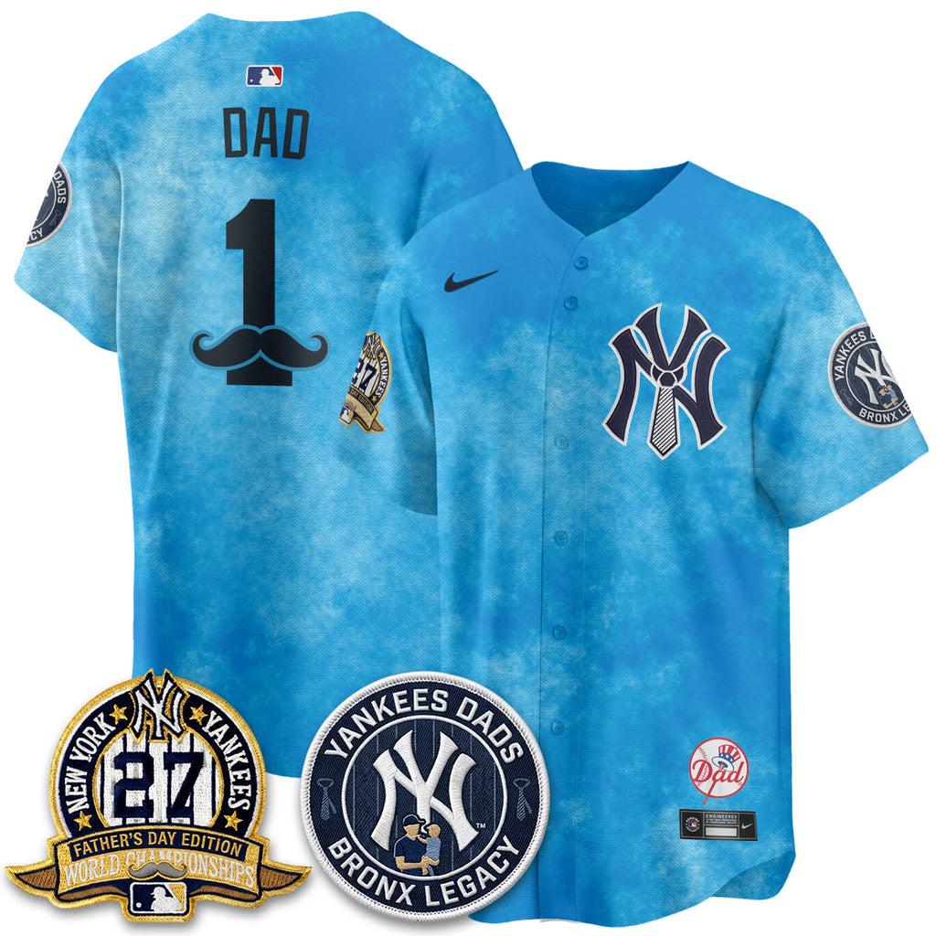 New York Yankees Happy Father's Day 2026 Jersey - Stitched