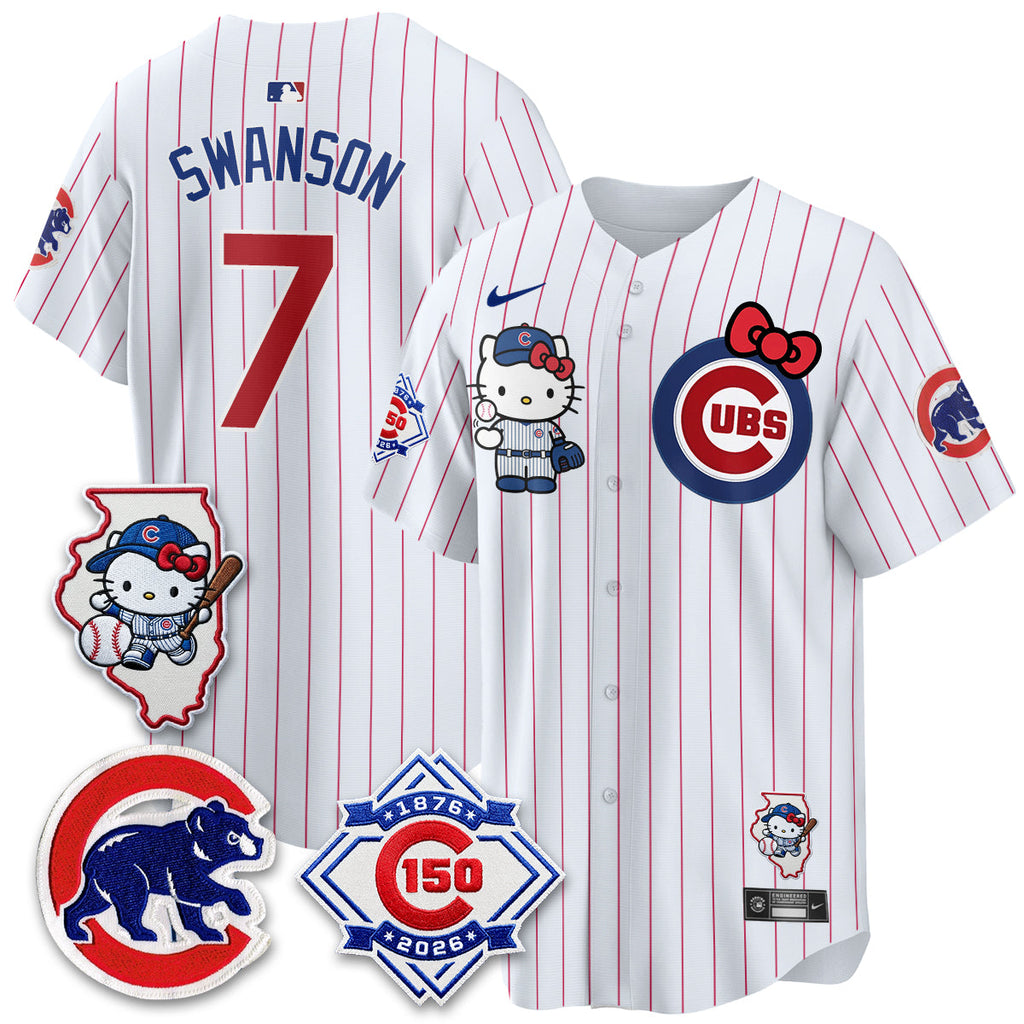 Chicago Cubs x Meow KT Vapor Premier Limited Jersey - All Stitched V2