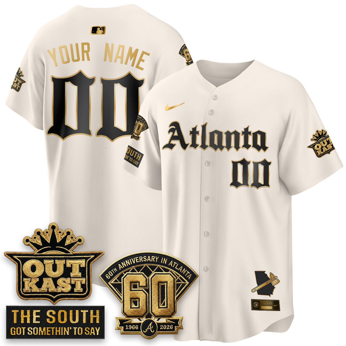 ATL 2026 Gothic Edition Vapor Limited Custom Jersey - All Stitched