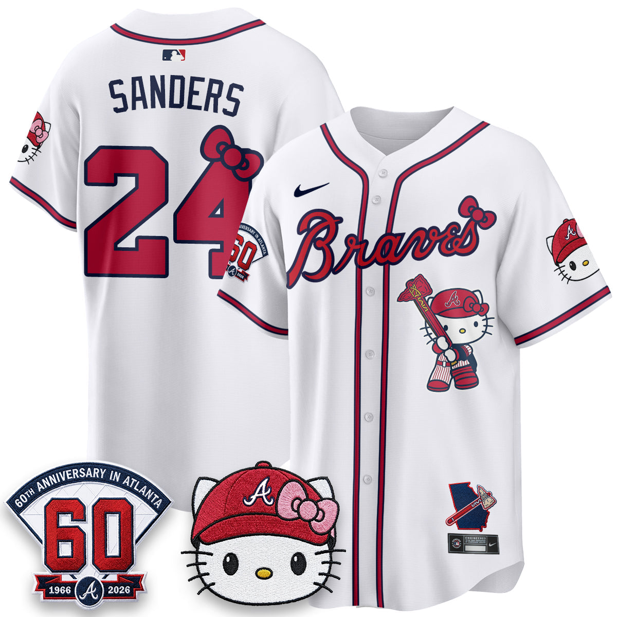Atlanta Braves x Meow KT 2026 Vapor Limited Jersey - All Stitched