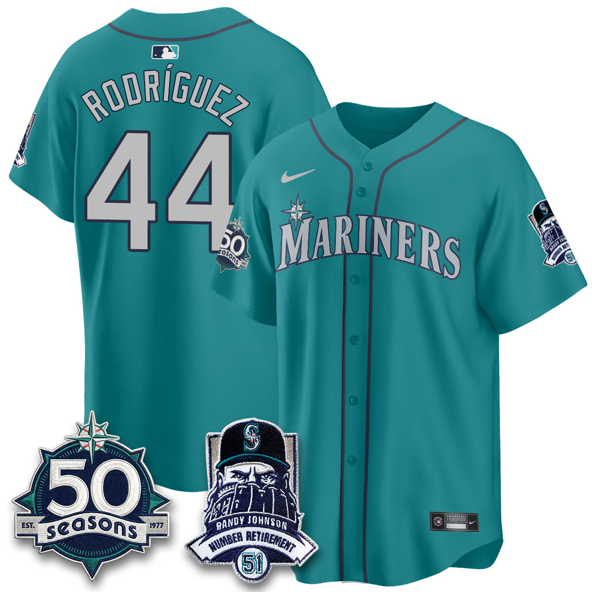Seattle Mariners Randy Johnson Vapor Limited Jersey V2- All Stitched