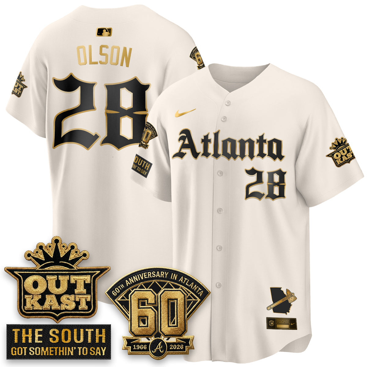 Atlanta Braves 2026 Gothic Edition Vapor Limited Jersey - All Stitched