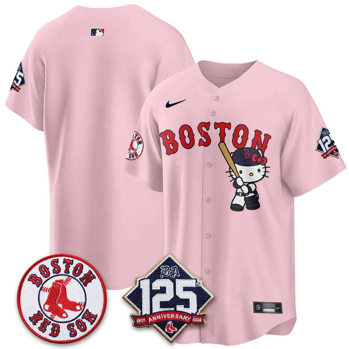 BOS x Meow KT Vapor Limited City Connect Jersey - Stitched