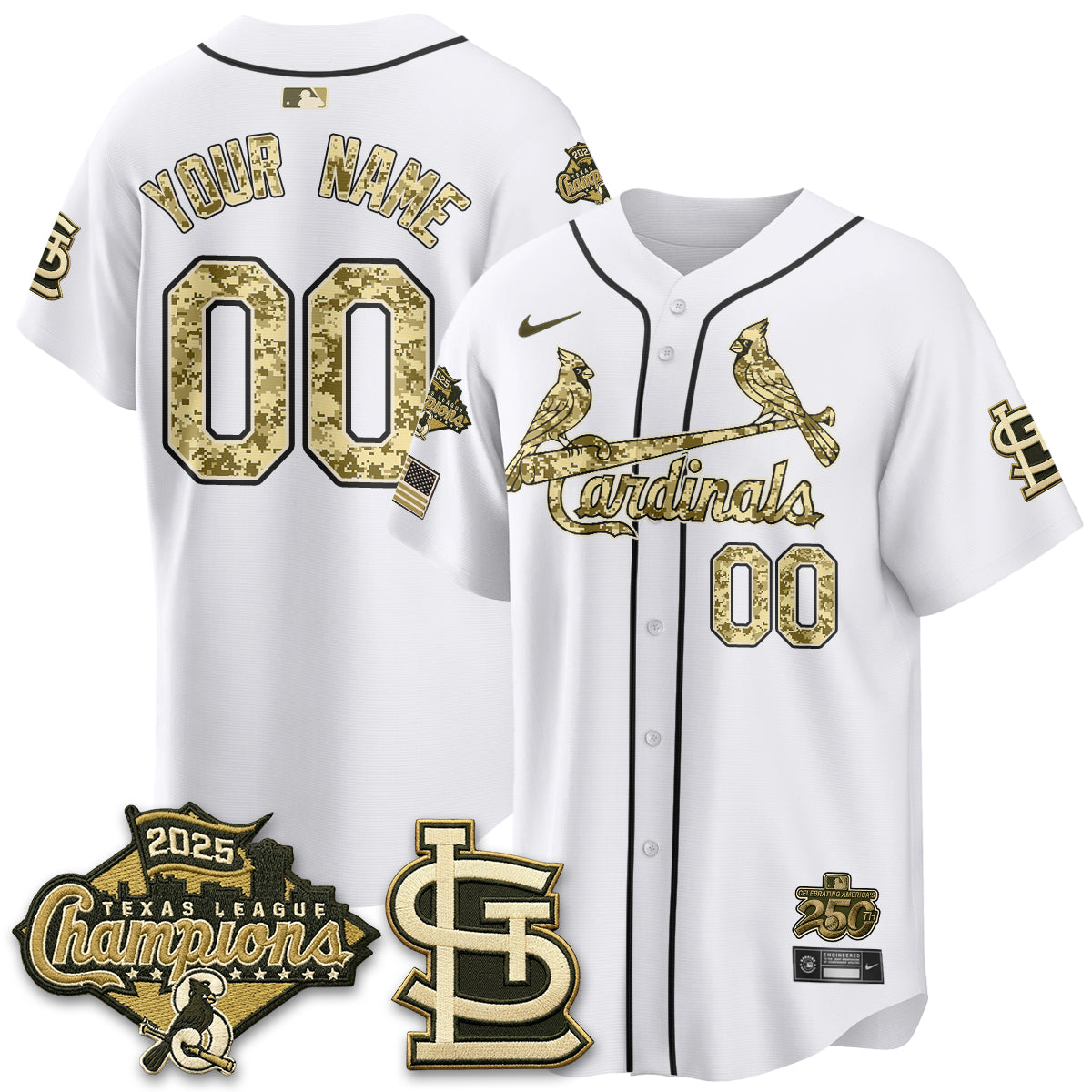 STL 2026 Armed Forces Day Custom Jersey - All Stitched