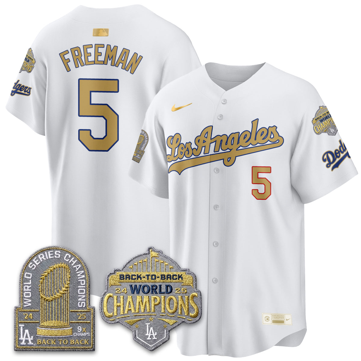 LAD Gold Collection Vapor Limited Jersey - 9x & B2B Champs - All Stitched