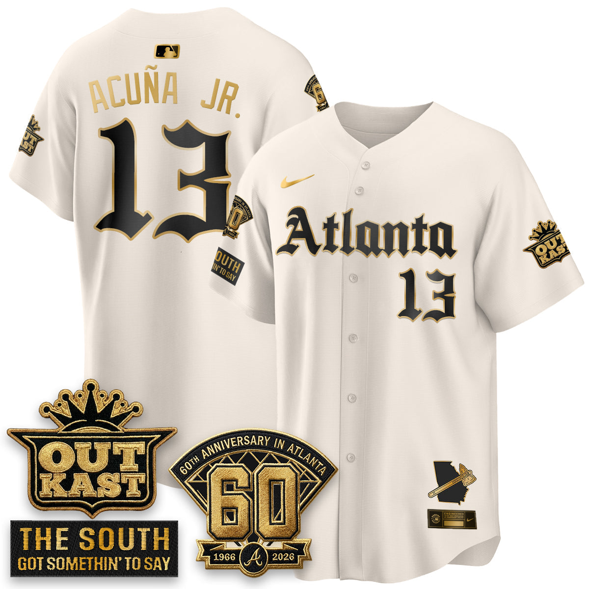 Atlanta Braves 2026 Gothic Edition Vapor Limited Jersey - All Stitched
