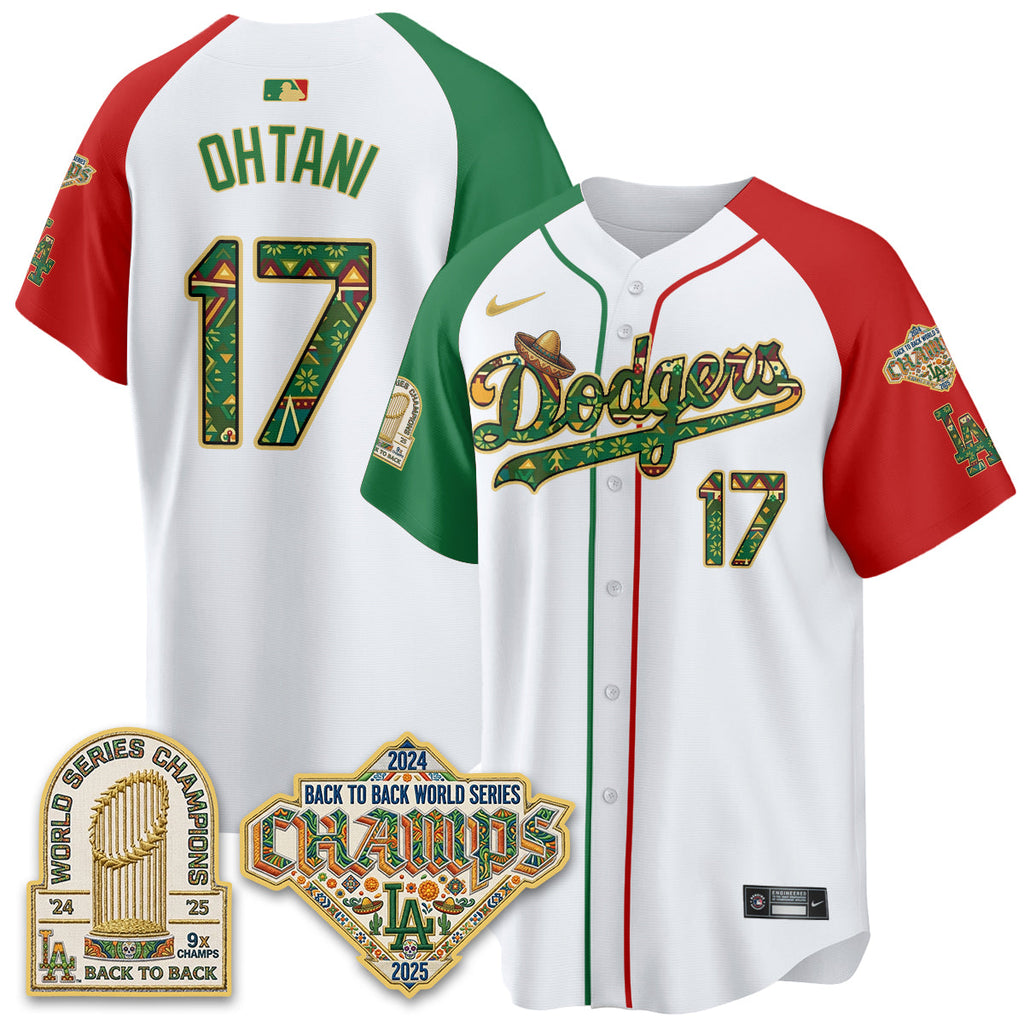Los Angeles Dodgers x Mexican Heritage 2026 Limited Vapor Jersey - All Stitched