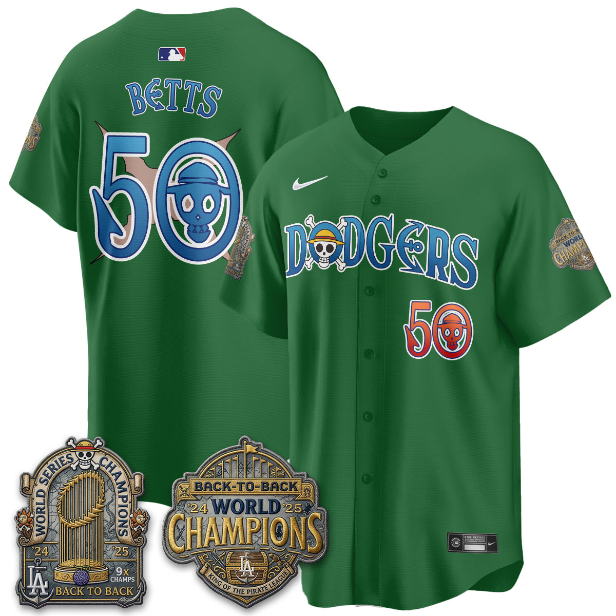 Los Angeles Dodgers Japanese Cartoon Vapor Limited Jersey - Stitched