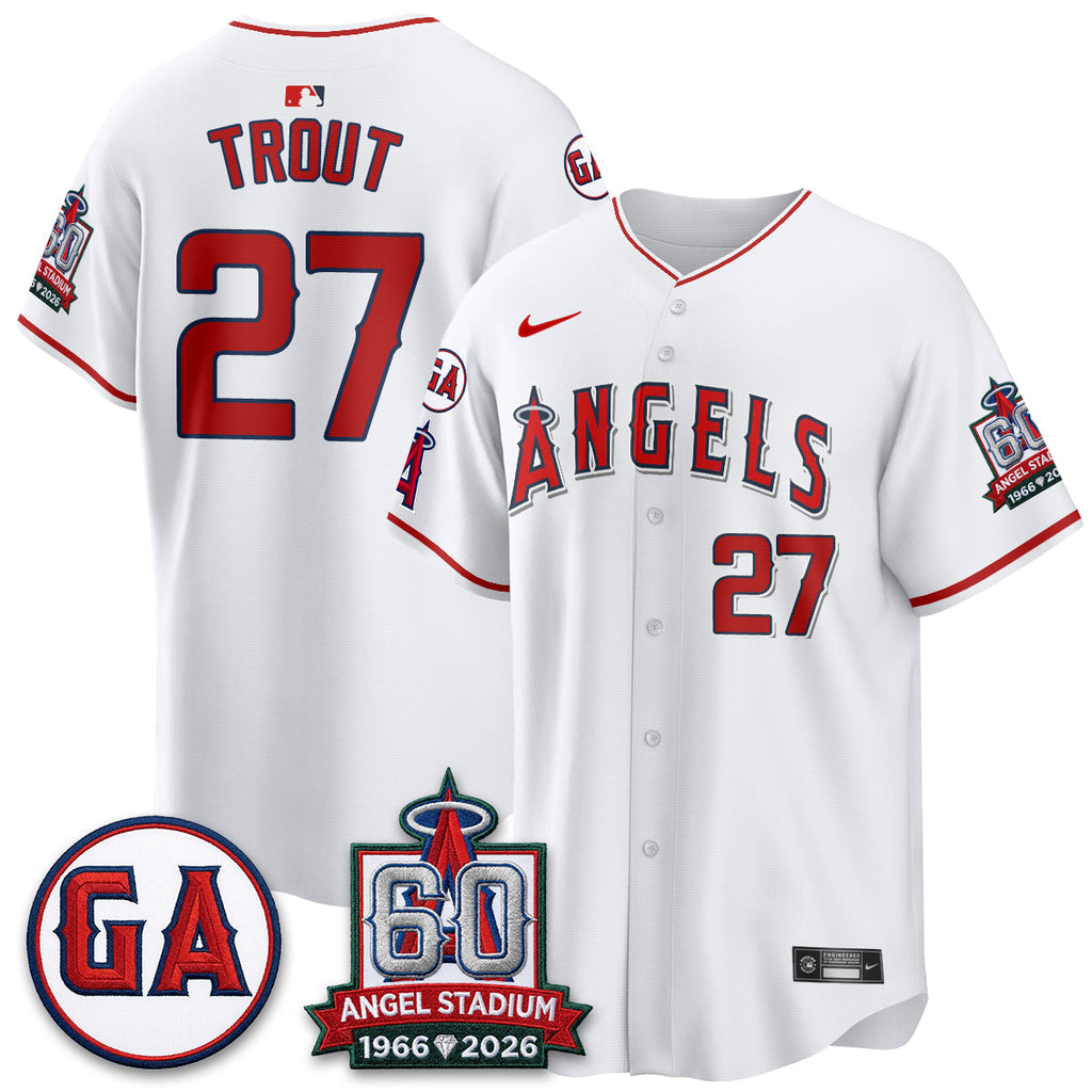 Los Angeles Angels 60th Anniversary Vapor Jersey - All Stitched V3