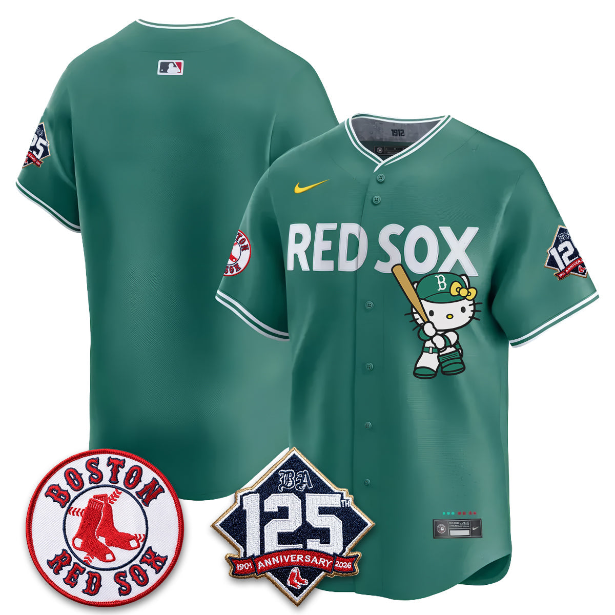 BOS x Meow KT Vapor Limited City Connect Jersey - Stitched