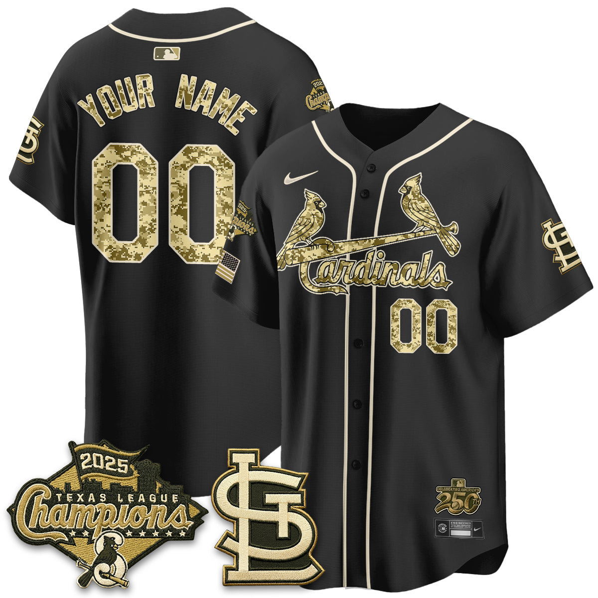 STL 2026 Armed Forces Day Custom Jersey - All Stitched