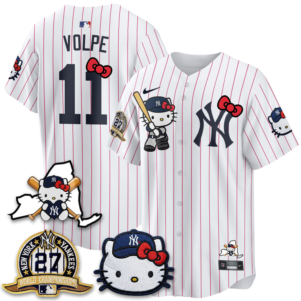New York Yankees Meow KT 2026 Vapor Limited Jersey - All Stitched