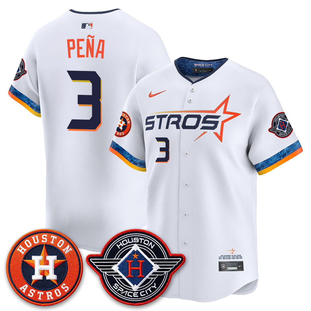 Houston Astros 2026 Space City Vapor Limited Jersey - All Stitched