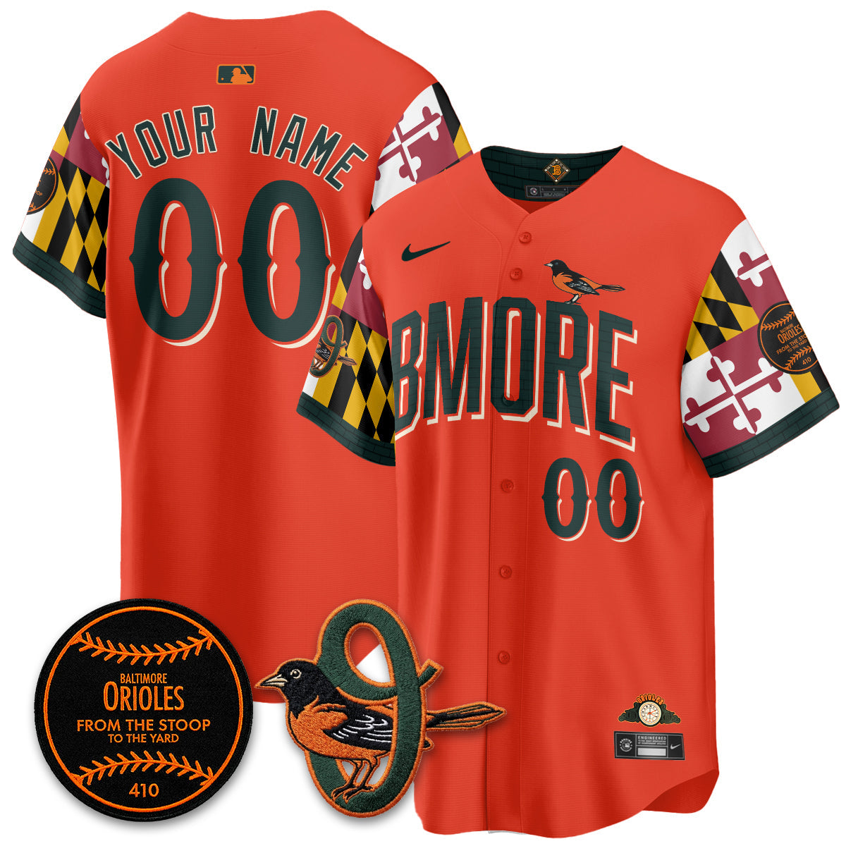 BAL x Maryland State Flag 2026 Vapor Custom Jersey - All Stitched