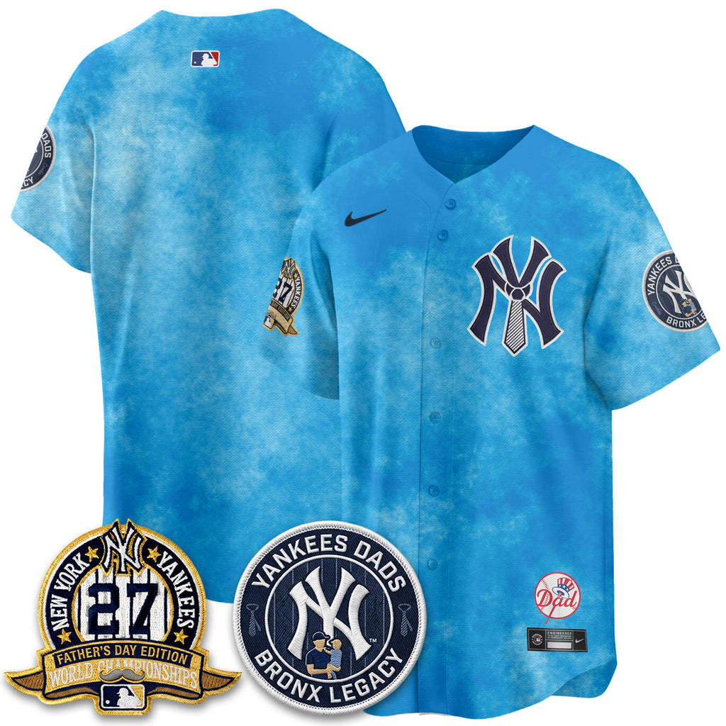 New York Yankees Happy Father's Day 2026 Jersey - Stitched