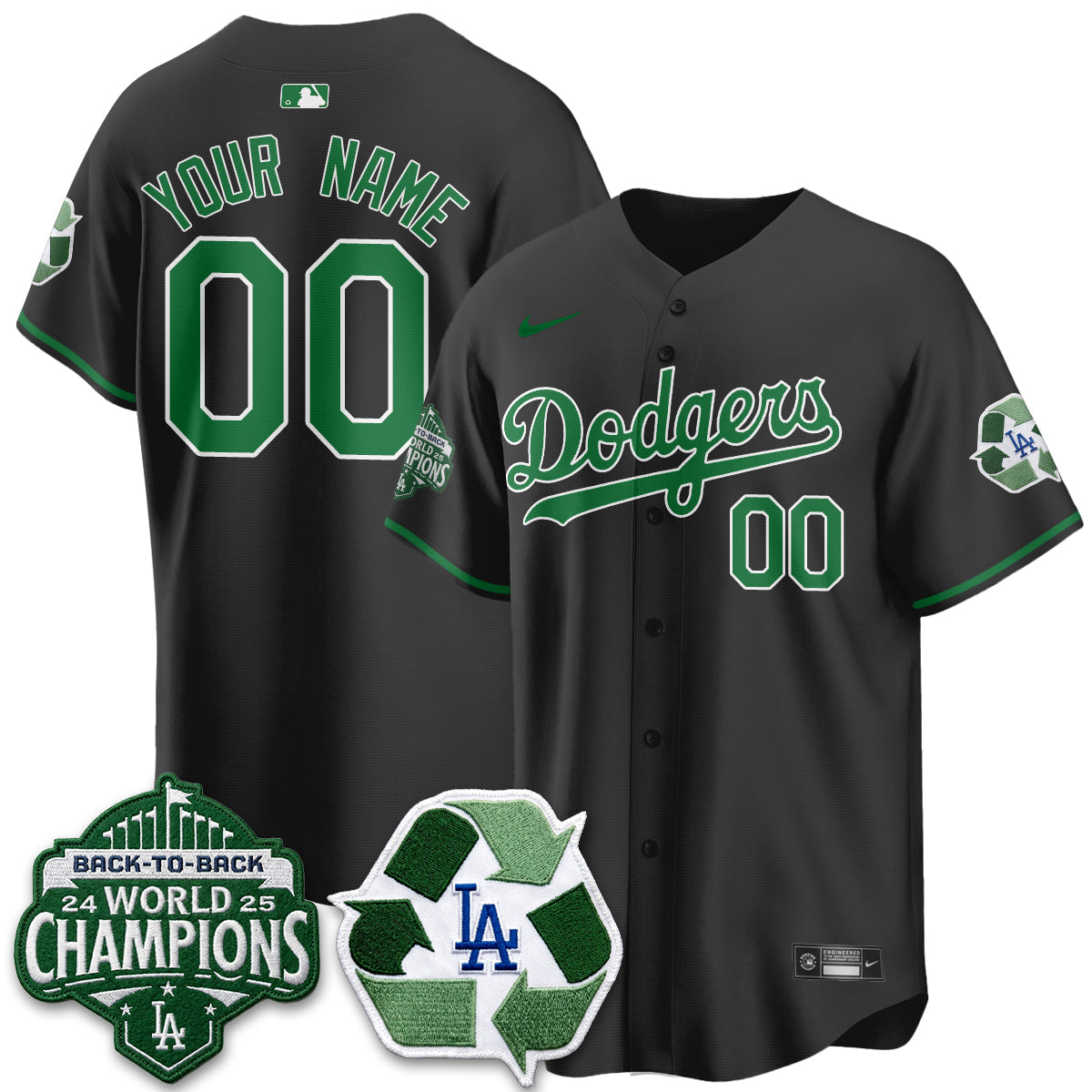 LAD Happy Earth Day Vapor Custom Jersey -All Stitched