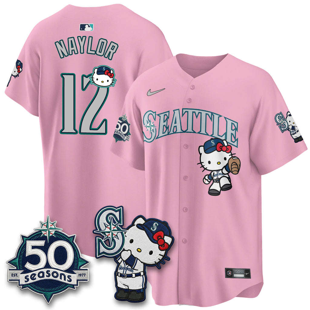 Seattle Mariners x Meow KT Night Limited Jersey - All Stitched V2
