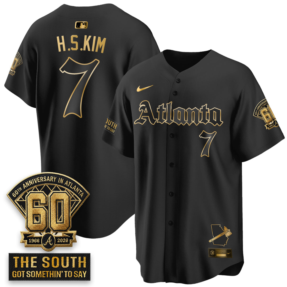 Atlanta Braves 2026 Gothic Edition Vapor Limited Jersey - All Stitched V2