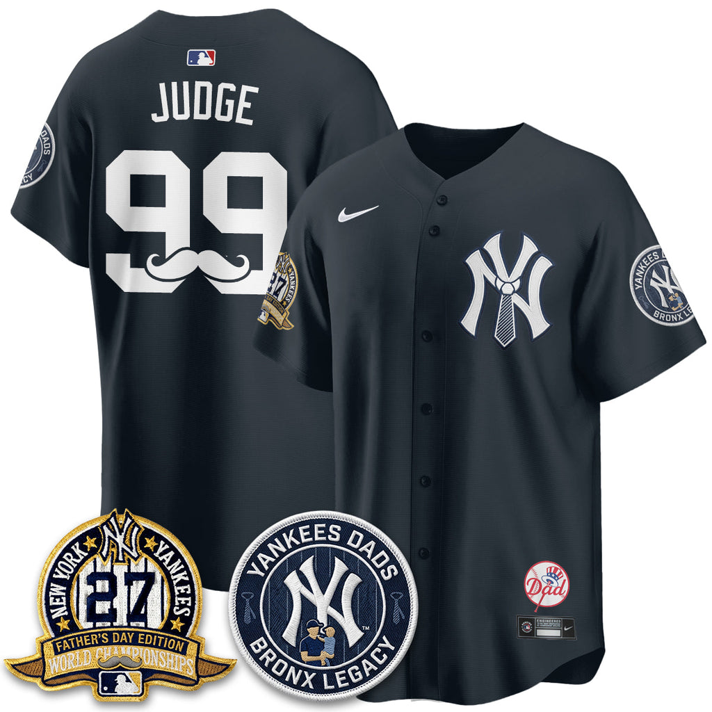 New York Yankees Happy Father's Day 2026 Jersey - Stitched