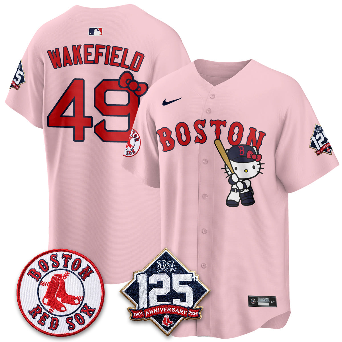 BOS x Meow KT Vapor Limited City Connect Jersey - Stitched