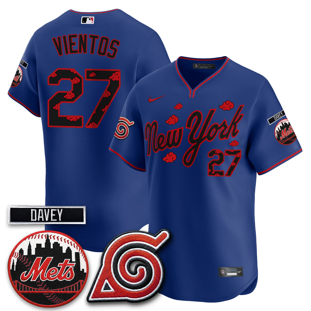 New York Mets x Naruto Nights 2026 Vapor Limited Jersey - All Stitched