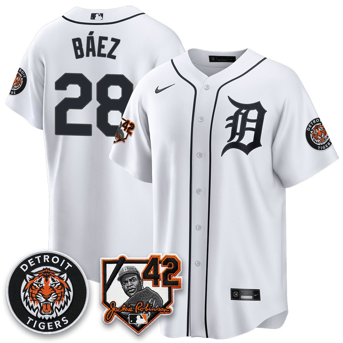 Detroit Tigers 2026 Jackie Robinson Day Vapor Limited Jersey - All Stitched