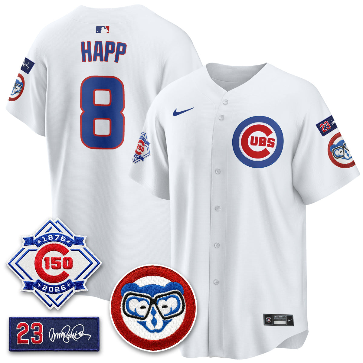Chicago Cubs 150th Anniversary Holy Cow Vapor Premier Limited Jersey - All Stitched