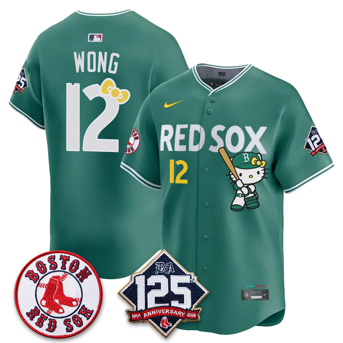 BOS x Meow KT Vapor Limited City Connect Jersey - Stitched
