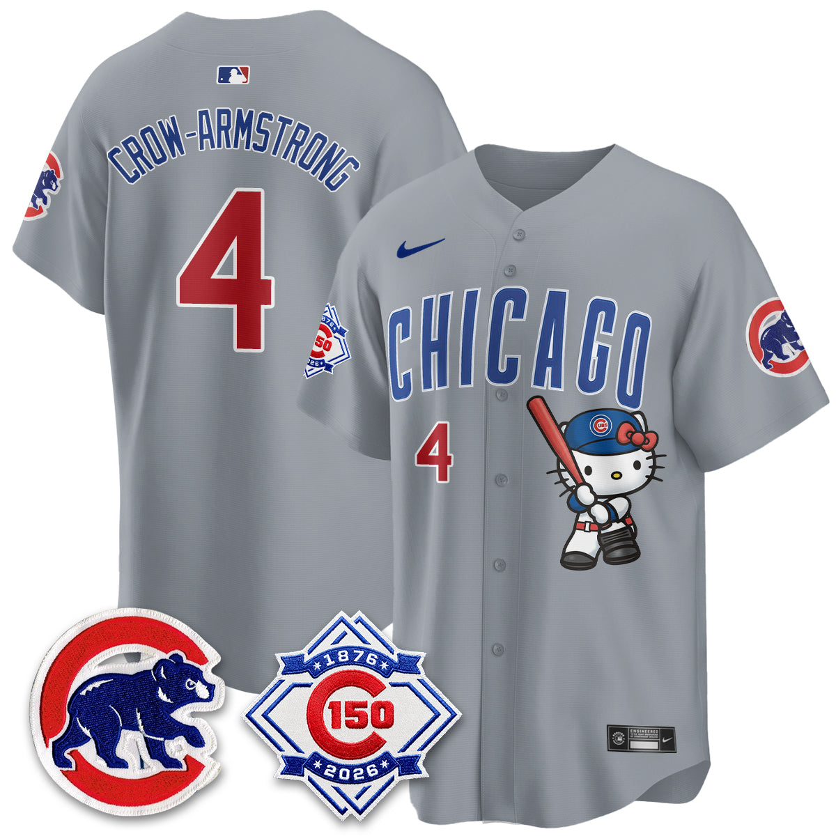 Chicago Cubs x Meow KT Vapor Premier Limited Jersey - All Stitched
