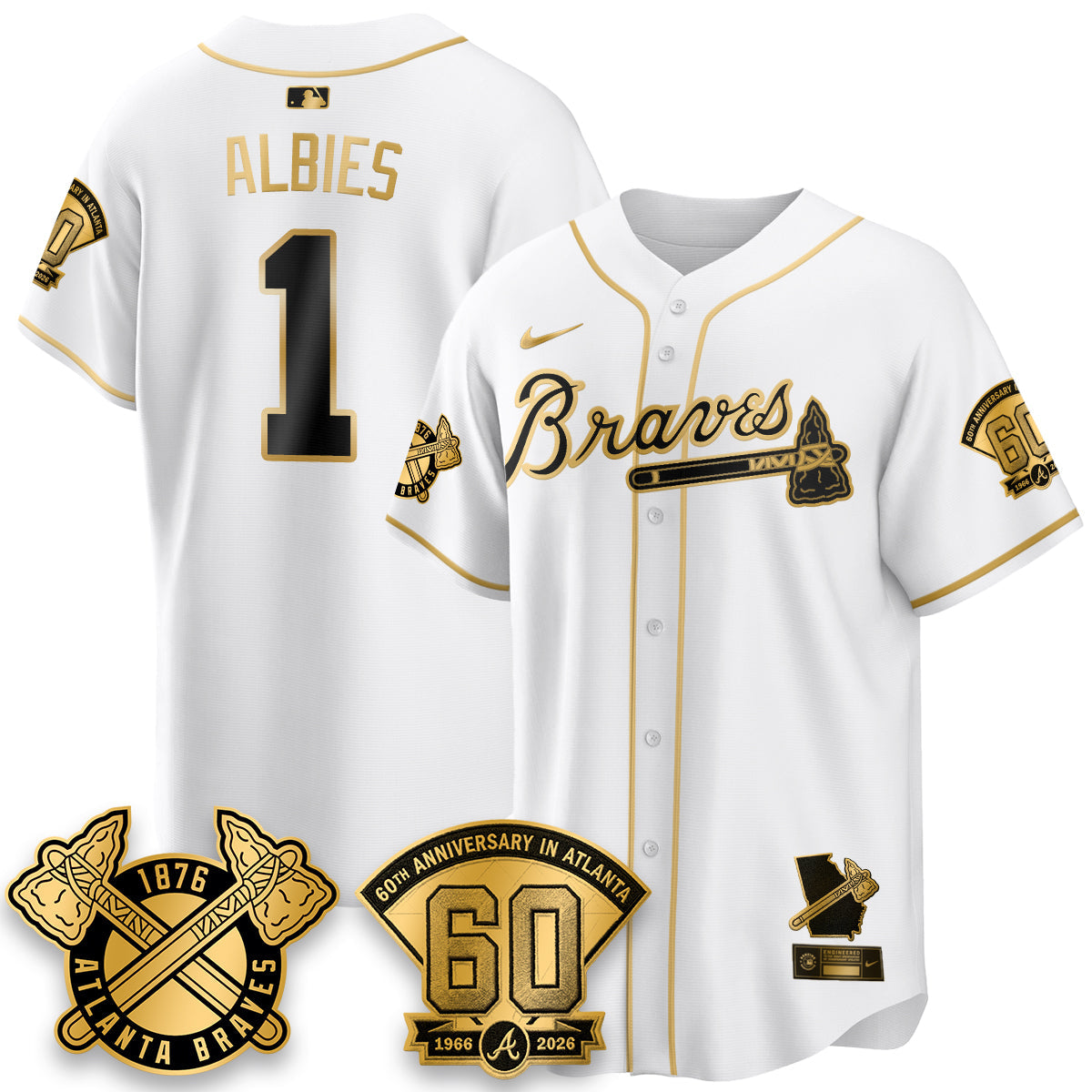 ATL 60th Anniversary Special Edition Vapor Limited Jersey - All Stitched