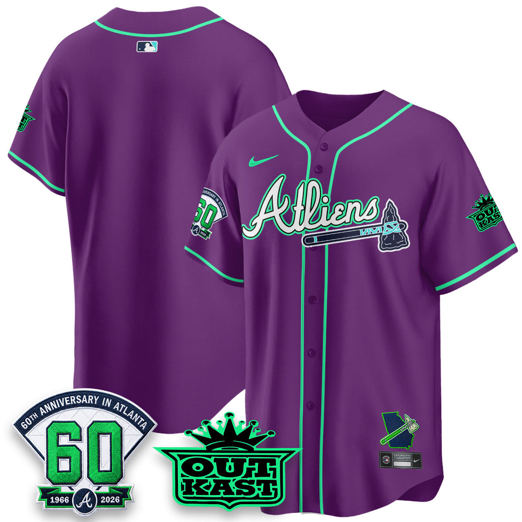 ATL x Atliens Cool Base Galaxy Version Jersey - Stitched (44)