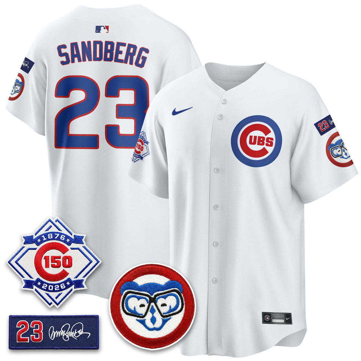 Chicago Cubs 150th Anniversary Holy Cow Vapor Premier Limited Jersey - All Stitched