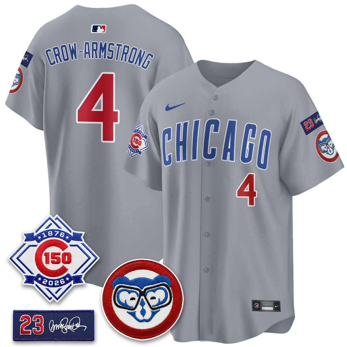 Chicago Cubs 150th Anniversary Holy Cow Vapor Premier Limited Jersey - All Stitched