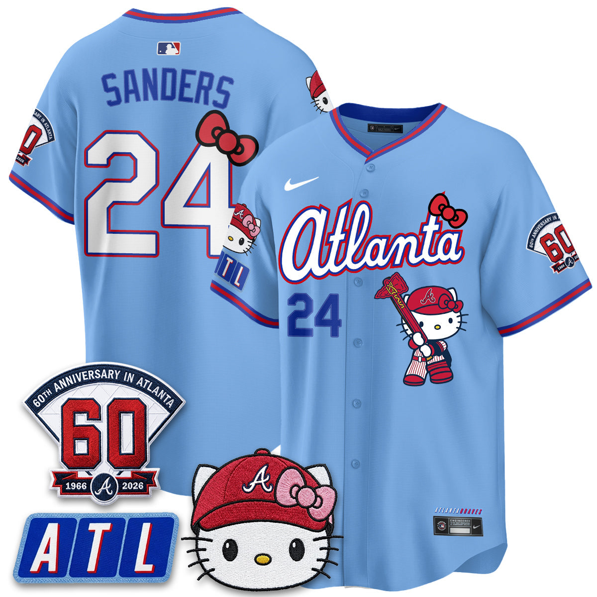 Atlanta Braves x Meow KT 2026 Vapor Limited Jersey - All Stitched