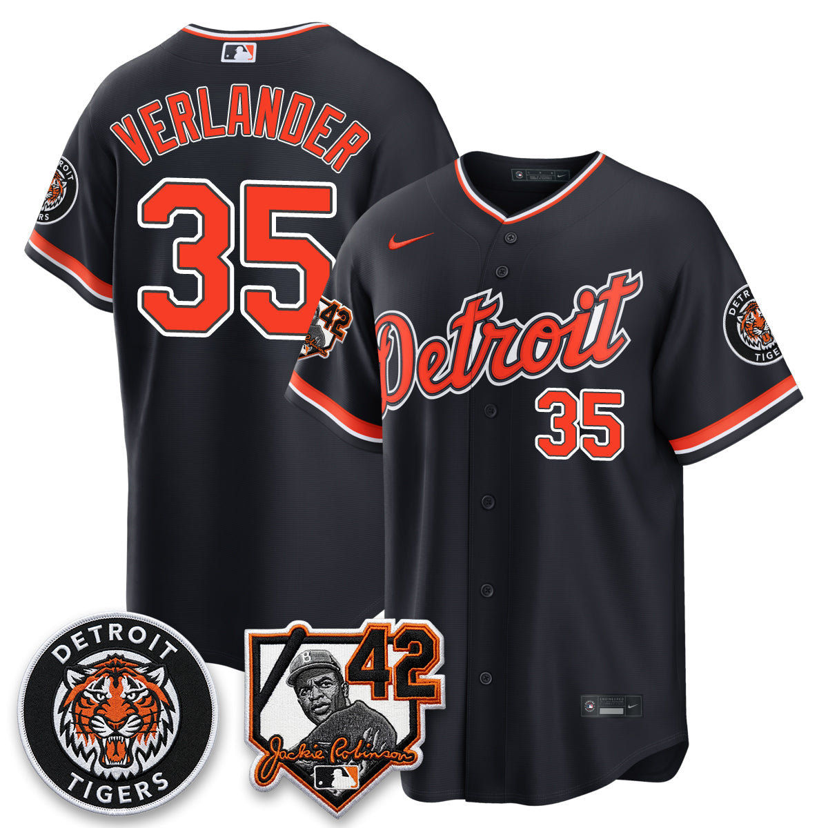Detroit Tigers 2026 Jackie Robinson Day Vapor Limited Jersey - All Stitched