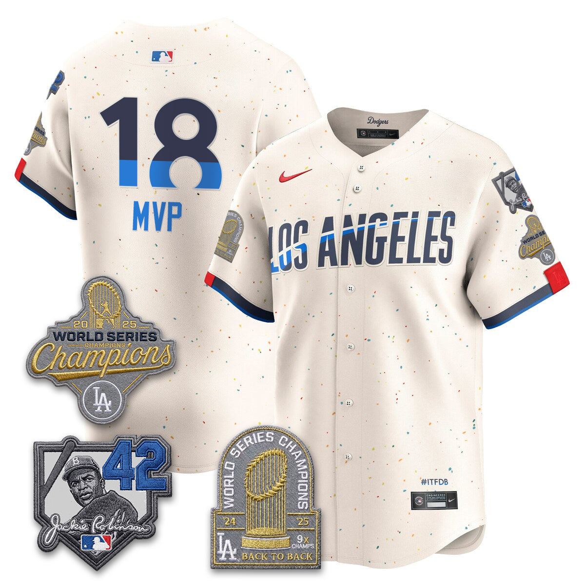 LAD 2026 Jackie Robinson New Era Vapor Limited Jersey - All Stitched