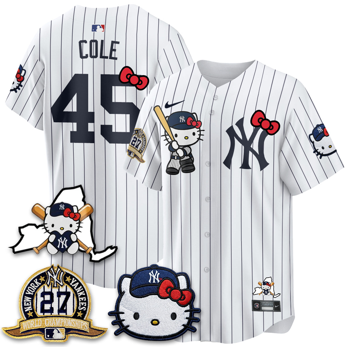 New York Yankees Meow KT 2026 Vapor Limited Jersey - All Stitched