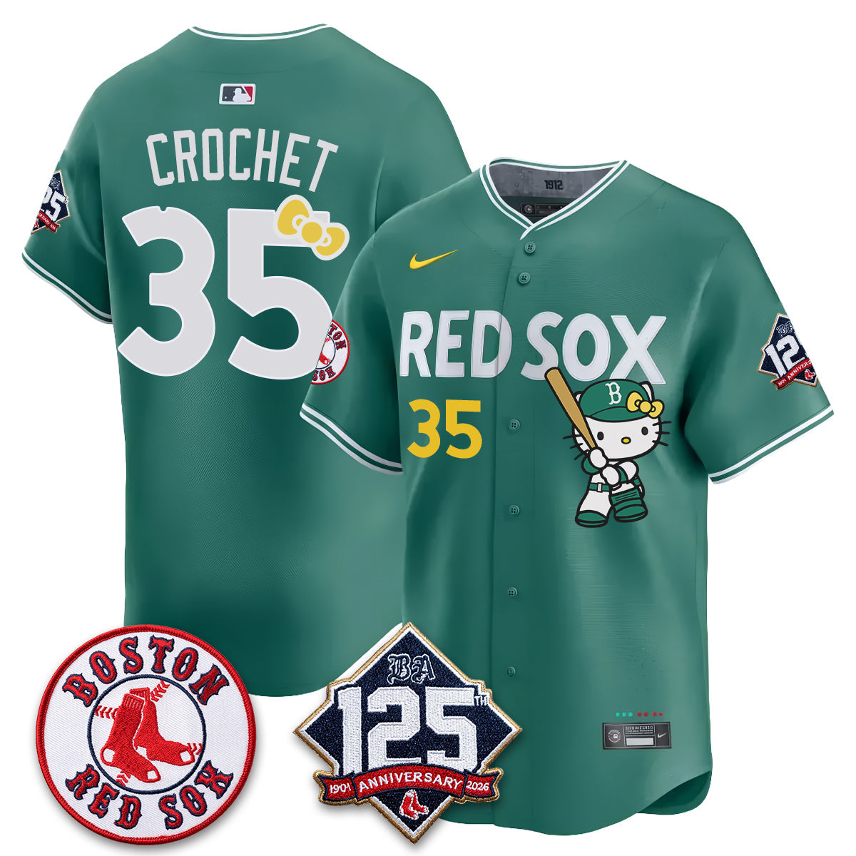 BOS x Meow KT Vapor Limited City Connect Jersey - Stitched