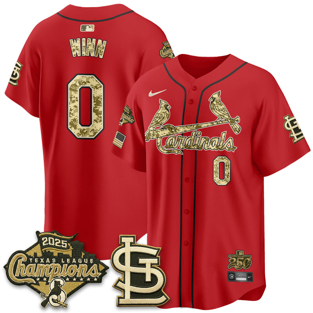 St. Louis Cardinals 2026 Armed Forces Day Jersey - All Stitched