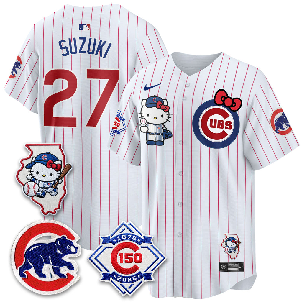 Chicago Cubs x Meow KT Vapor Premier Limited Jersey - All Stitched V2