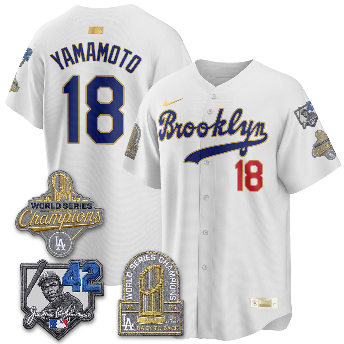 LAD 2026 Brooklyn Jackie Robinson Limited Jersey - All Stitched
