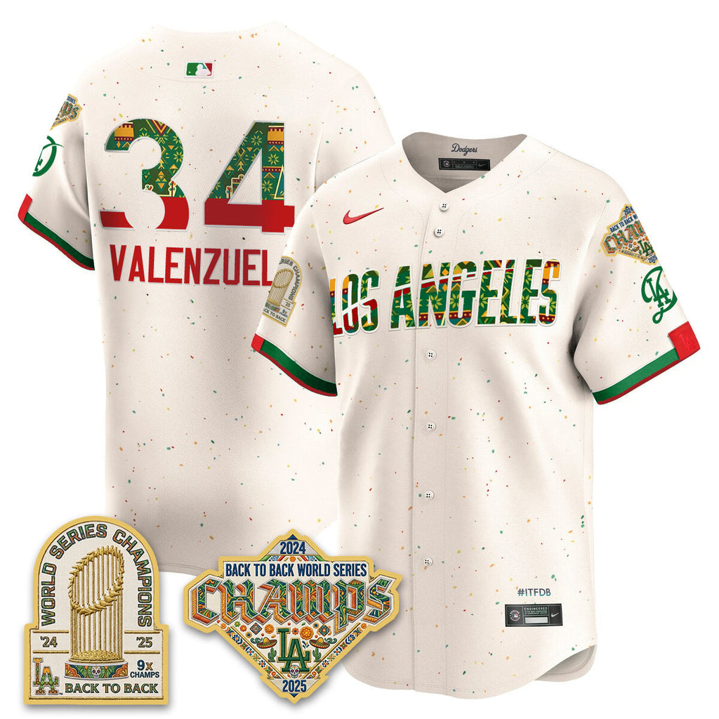 Los Angeles Dodgers x Mexican Heritage 2026 Limited Vapor Jersey - All Stitched