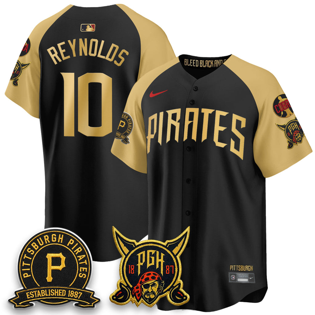 Pittsburgh Pirates 2026 City Connect Vapor Limited Jersey - Cobra & Est 1887 Patch - All Stitched