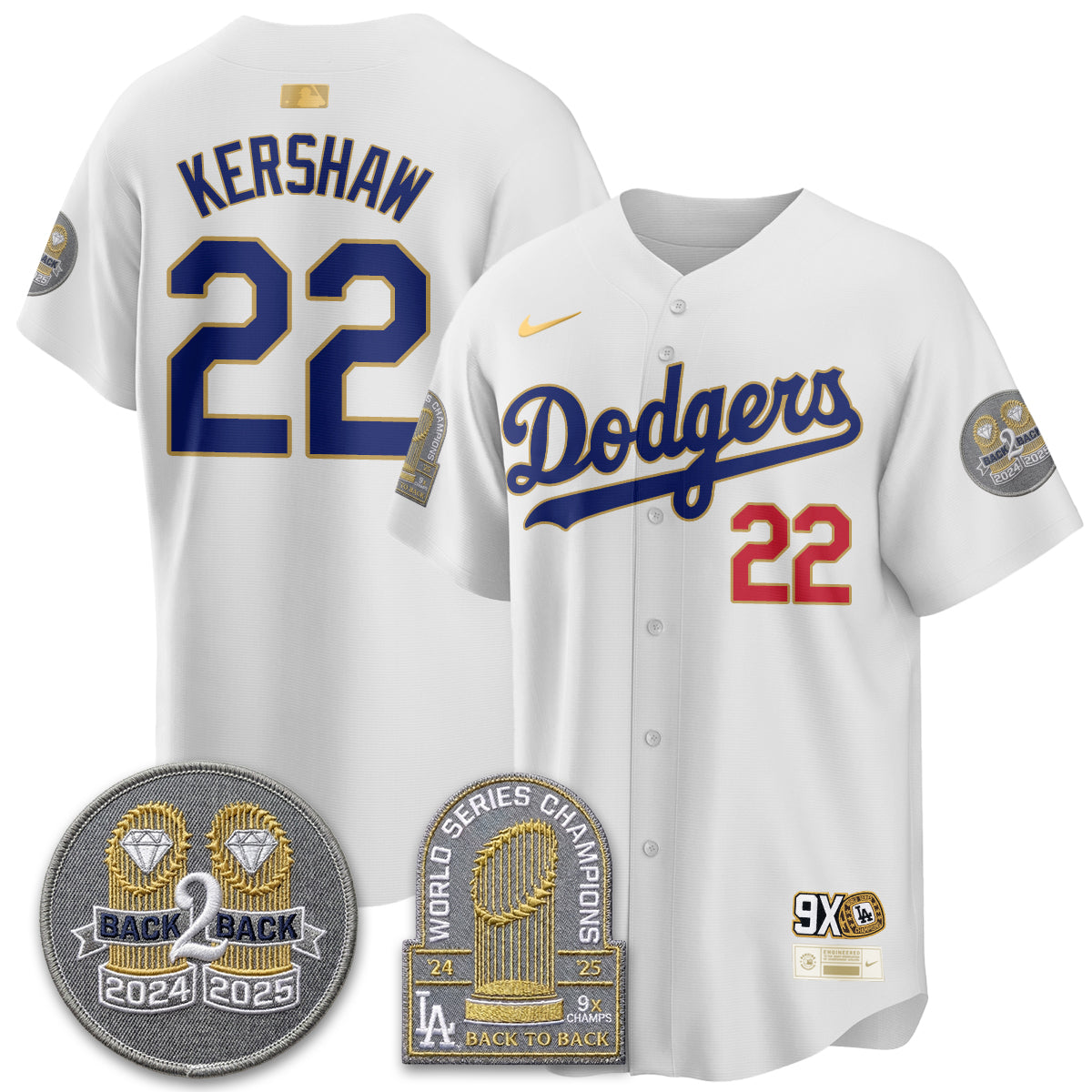 LAD Vapor Limited Jersey - Back to Back Champion - All Stitched
