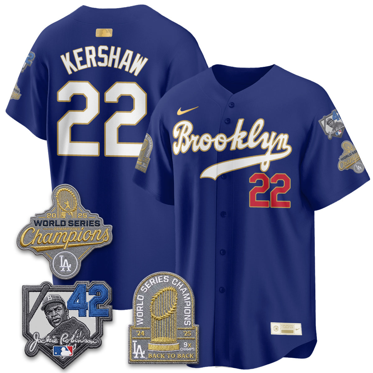 LAD 2026 Brooklyn Jackie Robinson Limited Jersey - All Stitched