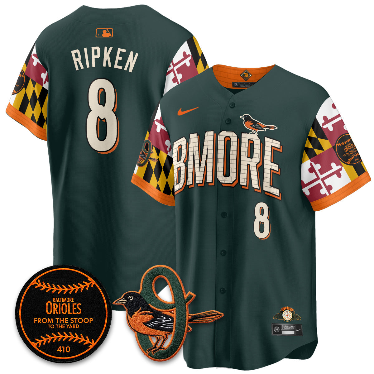 Baltimore Orioles x Maryland State Flag 2026 Vapor Jersey - All Stitched