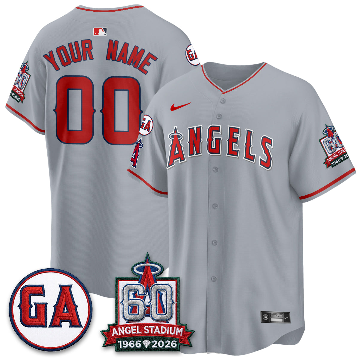 LAA 60th Anniversary Vapor Custom Jersey - All Stitched V3