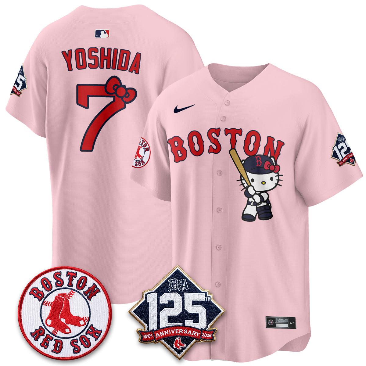 BOS x Meow KT Vapor Limited City Connect Jersey - Stitched