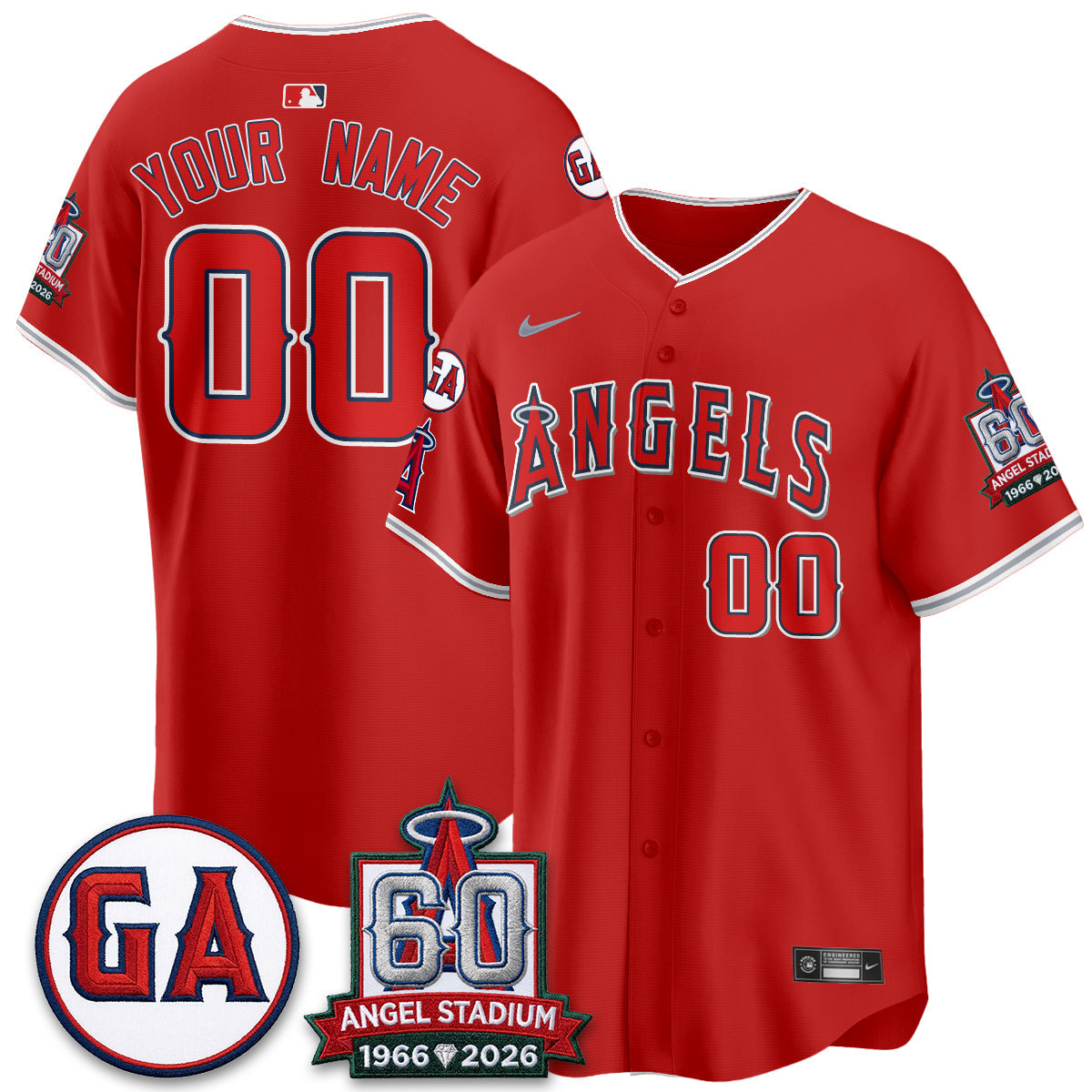 LAA 60th Anniversary Vapor Custom Jersey - All Stitched V3